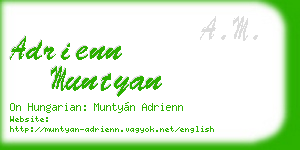 adrienn muntyan business card